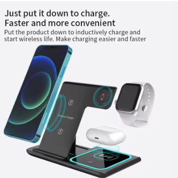 3 in 1 Wireless Charger Station